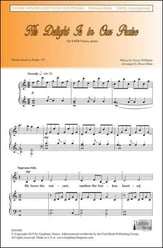 His Delight Is in Our Praise SATB choral sheet music cover